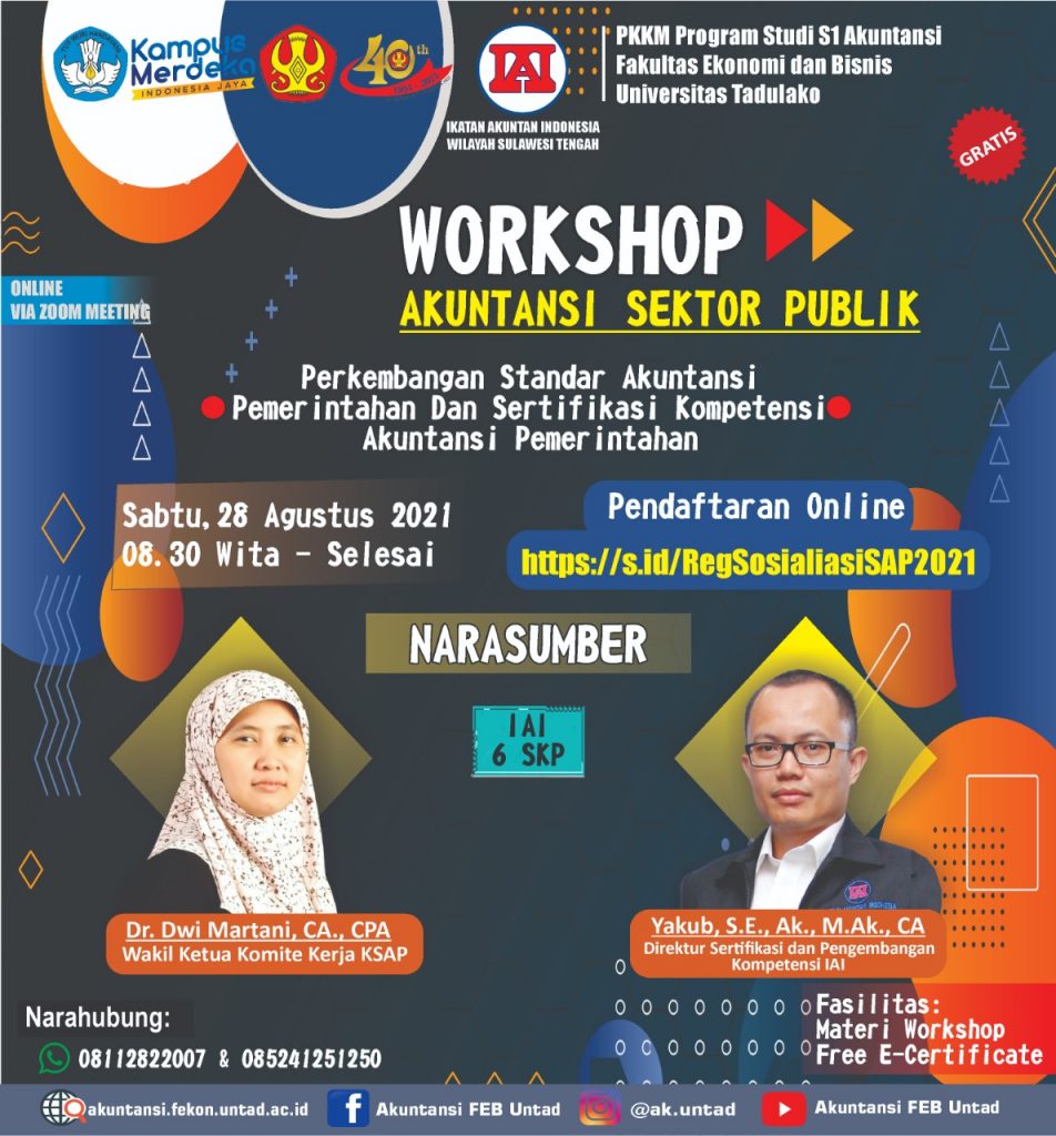 Workshop Akuntansi Sektor Publik, Agustus 2021